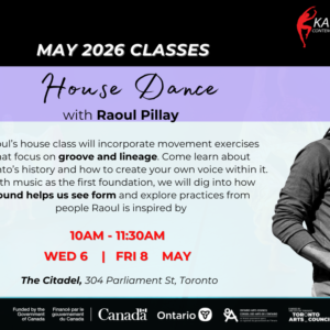 House Dance with Raoul Pillay on Fri, May 8th