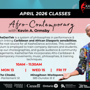 Afro-Contemporary with Kevin A. Ormsby on Fri, Apr 17th