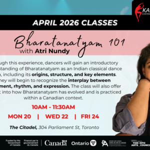 Bharatanatyam 101 with Atri Nundy on Fri, Apr 24th