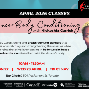 Dancer Body Conditioning with Nickeshia Garrick on Fri, May 1st