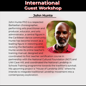 Barbados Landship, Legend to Legacy with John Hunte on Wed, June 3 – ( Single Ticket )