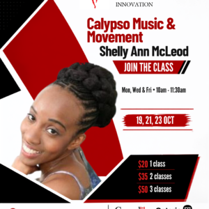 Calypso Music & Movement with Shelly Ann McLeod on Fri, Oct 23rd