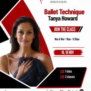 Ballet Technique with Tanya Howard on Mon, Nov 16th